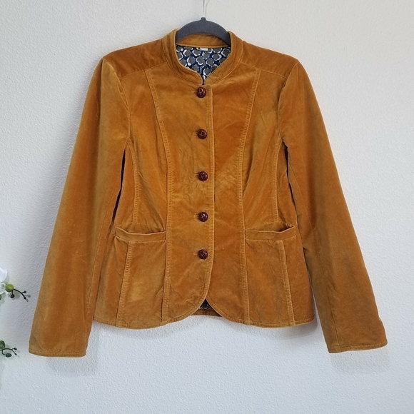 BODEN Velvet Blazer Jacket - Picture 1 of 8